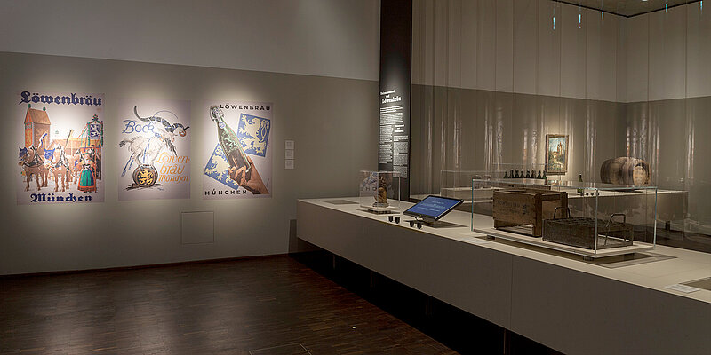 Blick in die Ausstellung »Bier ist der Wein dieses Landes. Jüdische Braugeschichten« © Franz Kimmel