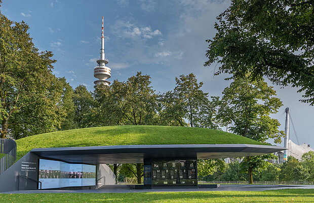Erinnerungsort Olympia-Attentat München 1972. Foto: Christian Horn