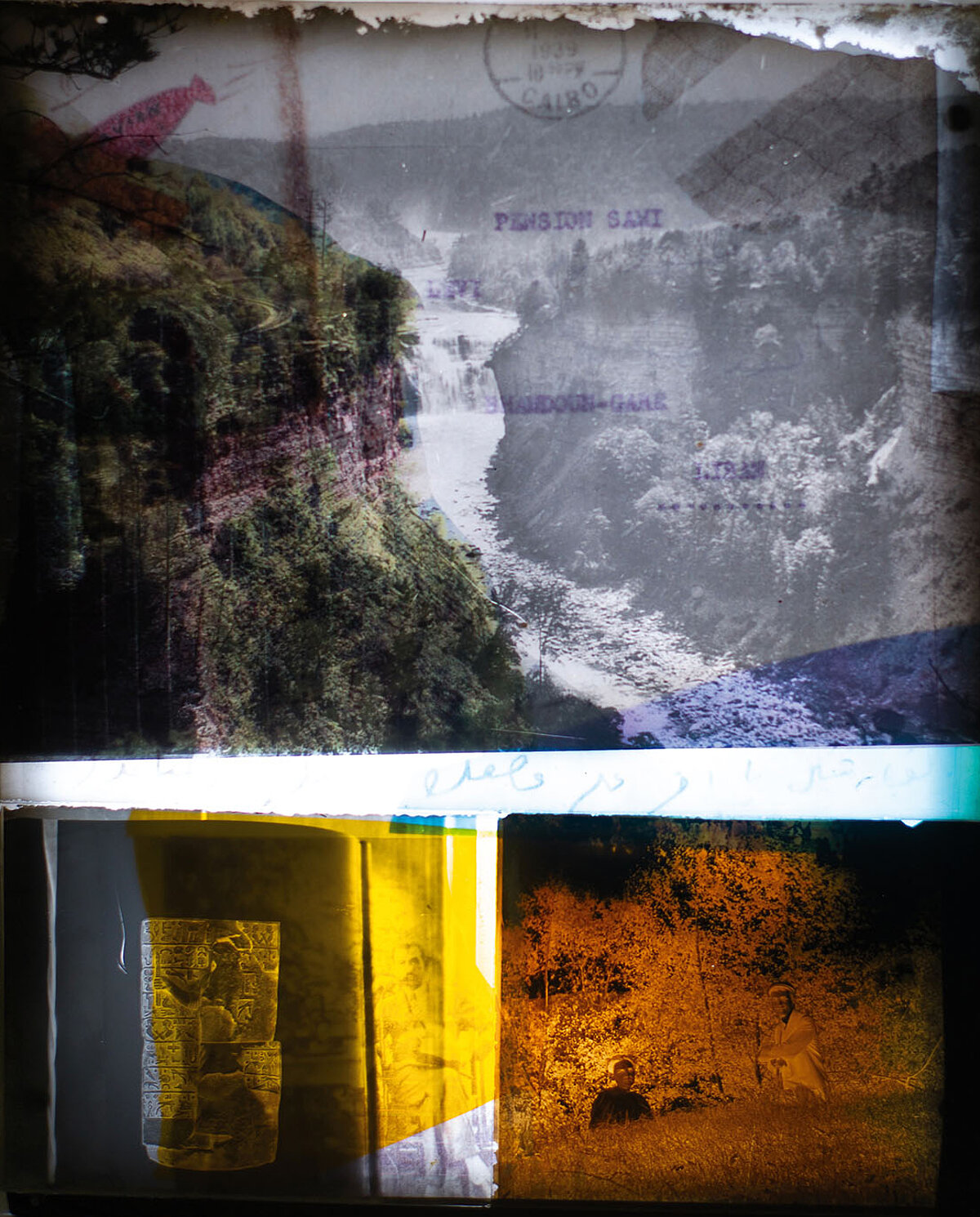 Dana Flora Levi, Lightbox Collages, 2025 